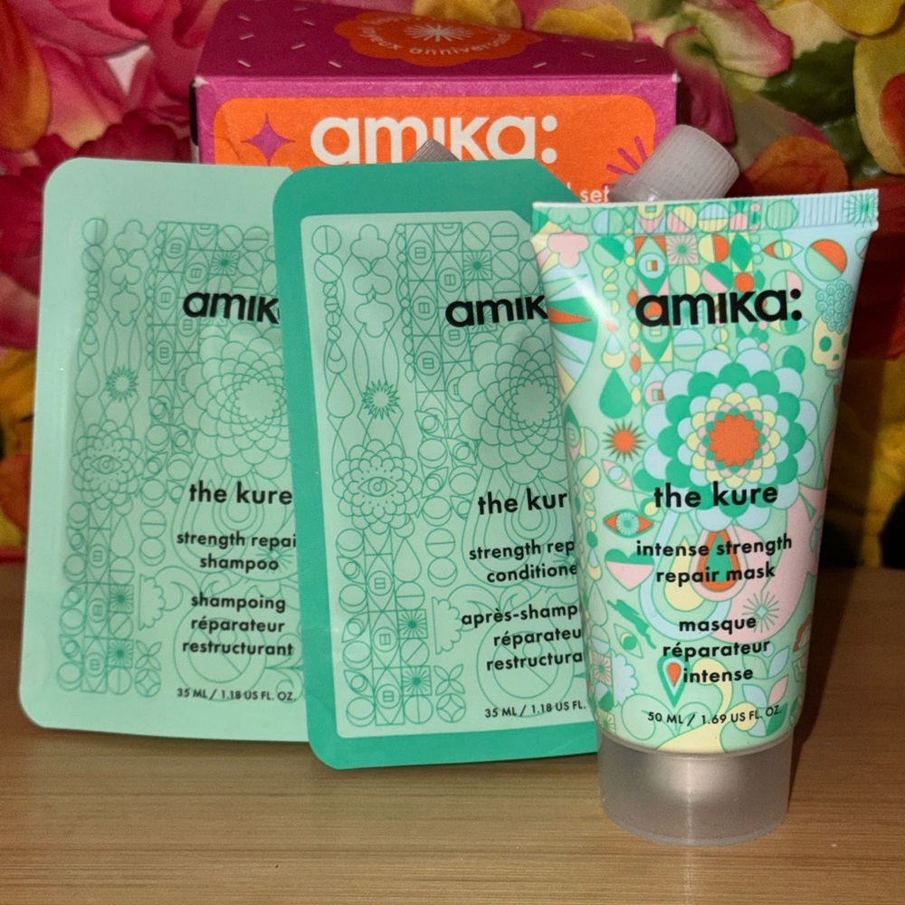Amika Hair Care Set with Orange Packaging - Picture 2 of 3